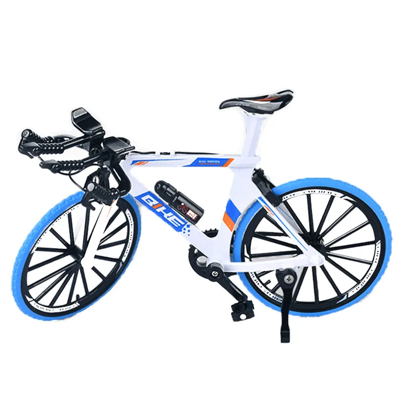 Ozdoba modelu roweru ze stopu 1:8; pojedynczy metalowy model zabawki; ozdoba z kolekcji butikowej.