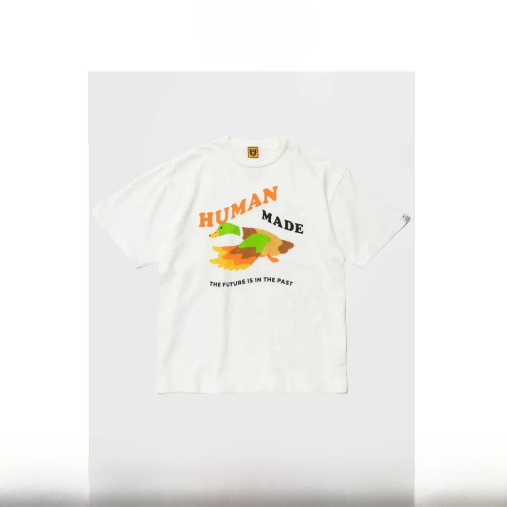 

Футболка Humans Mades ort Sve Flng Du Cartoon f Sve ex Faionable Summer Wearable Китайский бренд