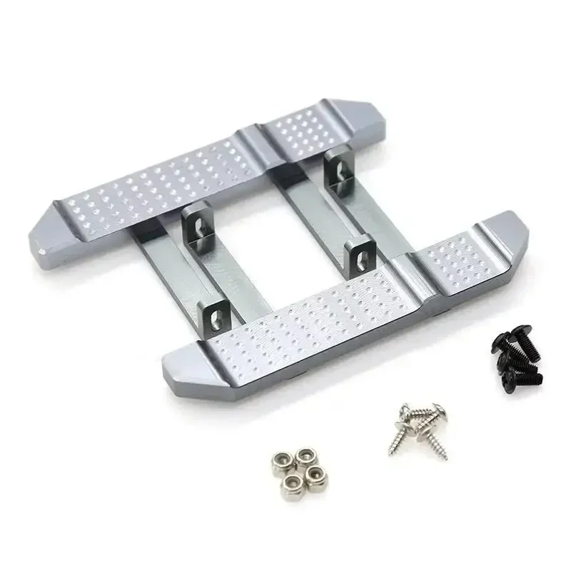 Controle deslizante de placa lateral de pedal de metal para MN D90 D91 D99S MN90 MN99S 1/12 RC Car Upgrade Parts Acessórios