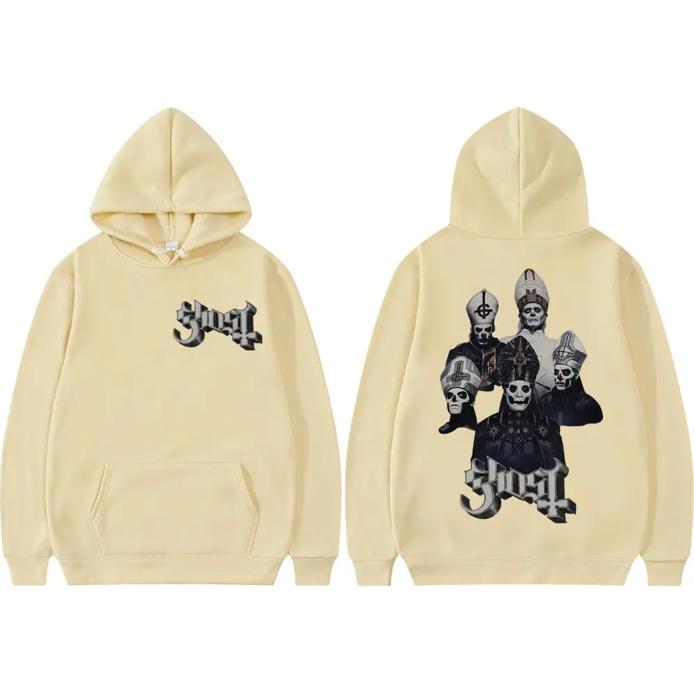 Rock Band Ghost Merch Hoodie Men Women Clothing Gothic Fashion Sweatshirts Oversized High Quality Fleece Pullovers Streetwear