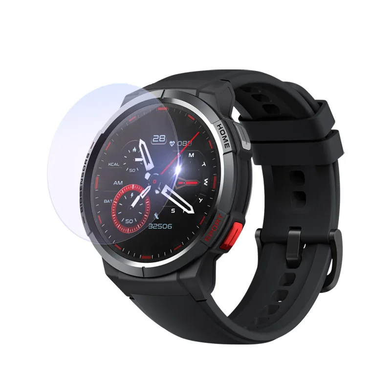 Hard Tempered Glass Clear Protective Film For Xiaomi Mibro GS Sport Smartwatch Screen Protector Cover Smart Watch Accessories