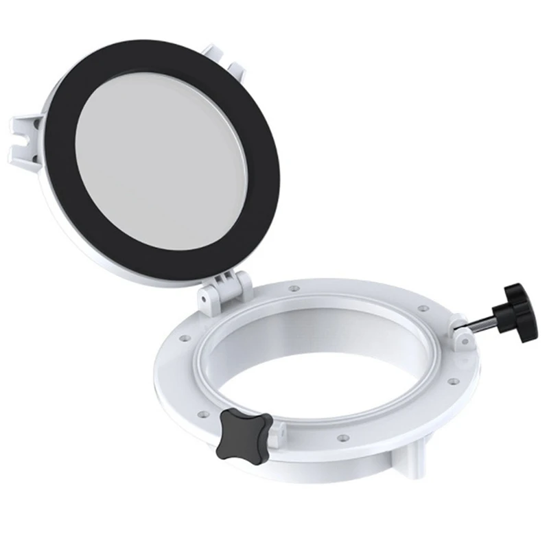 Round Portholes Hatches Port Lights Opening Window 8 Inch 21Cm(21.5Cm) Marine Boat RV SFPP1-01 SFPP2-01