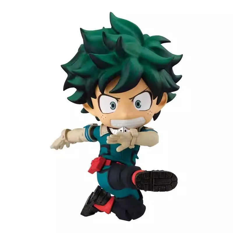 CANDY TOY Bandai Original My Hero Academia Anime Figure Midoriya Izuku Kids Toys Collectible Model Gift Home Interior Ornaments