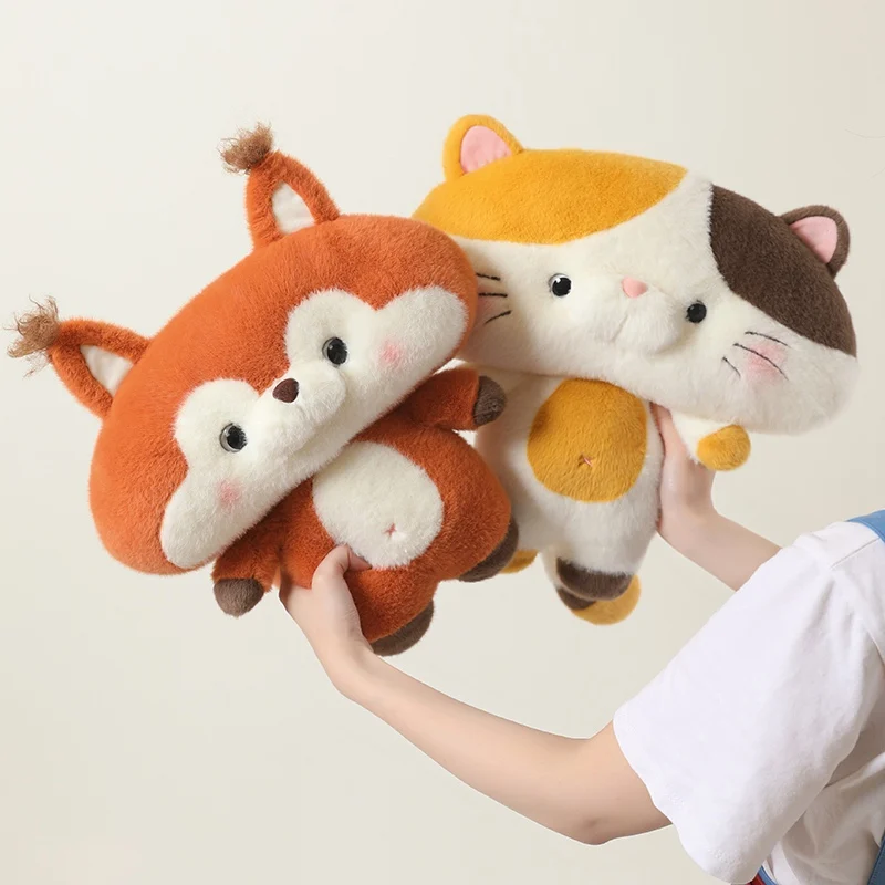 

Cute Plush Companion Doll Anime Raccoon Shiba Inu Siamese Cat Cartoon Creative Desk Companion Doll Soft Plush Toy Sleeping Gift