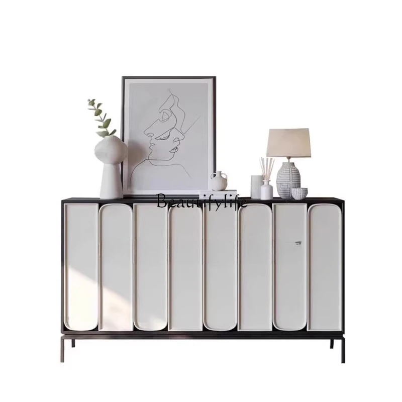 

Nordic creative dining side tea cabinet entry door living room entrance decorative cabinet