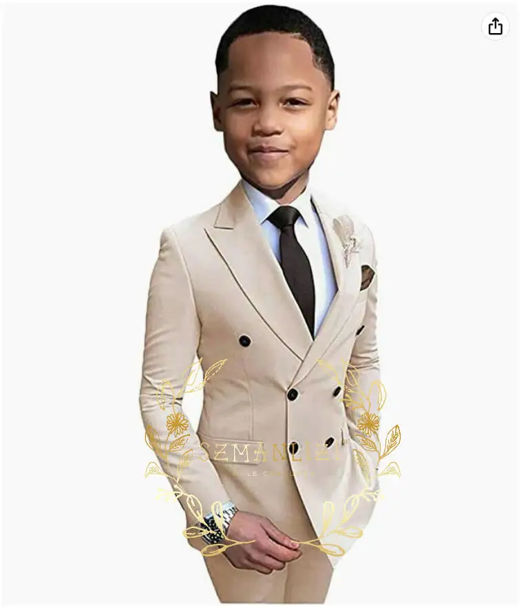 Boys Wedding Suit Kids Formal Blazer Clothing Set Gentleman Children Day Graduation Chorus Performance Dress Costume תחפושת בנים