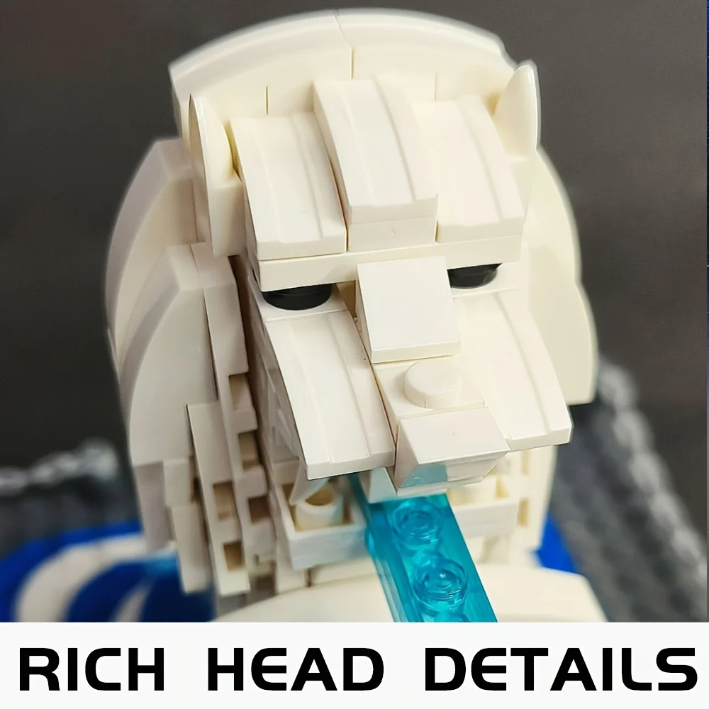 503pcs The Merlion Statye Singapore Model Building Blocks Architectural Room Decoration Perfect Christmas Birthday Gift