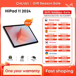 글로벌 버전 2024 CHUWI HiPad 11 태블릿, 안드로이드 14, 10.95 인치 FHD, 6GB RAM, 128GB ROM 태블릿, 7000MAH 배터리, 2.4G, 5G 와이파이 태블릿