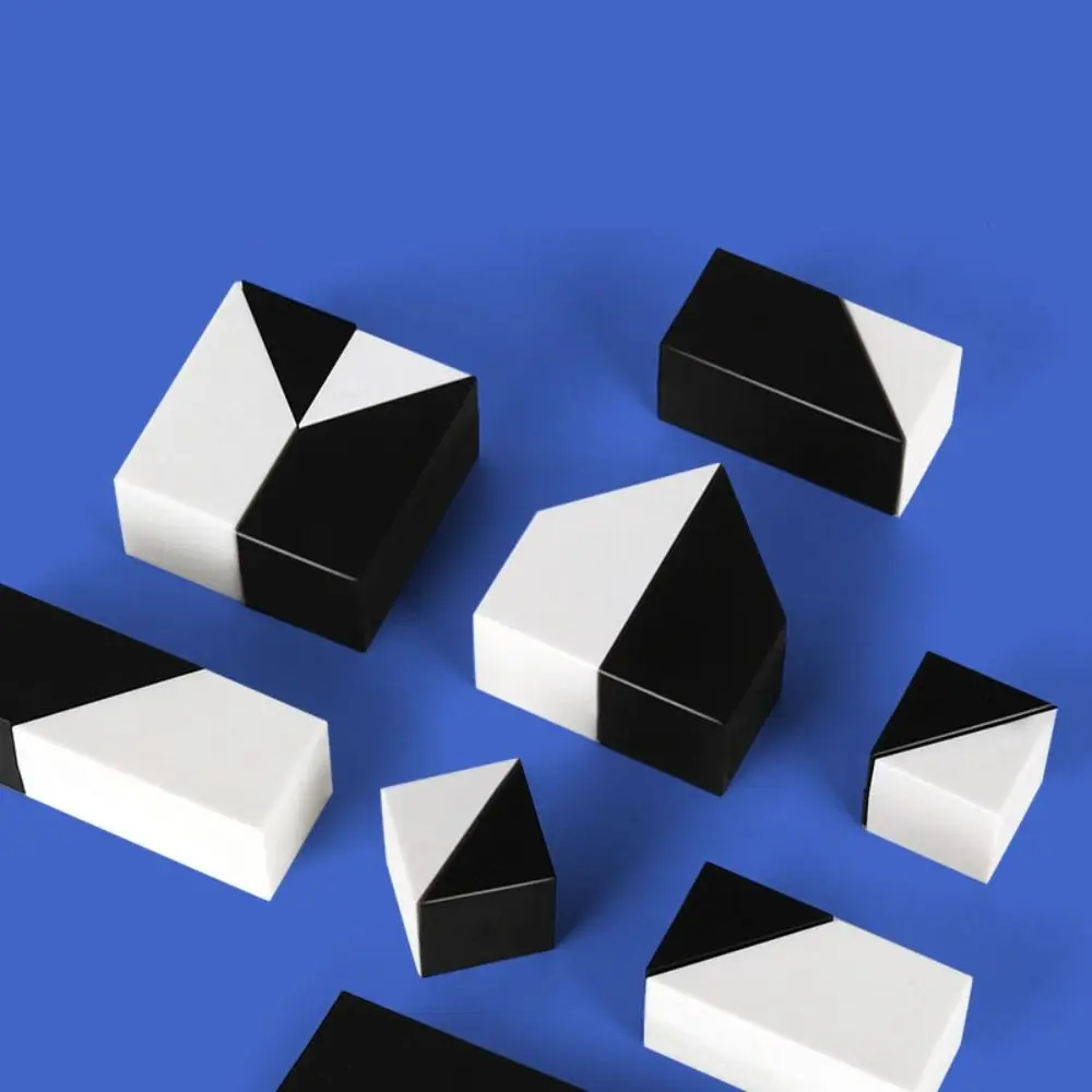 

365 Level Building Block Logic Thinking Training Spatial Reasoning Intelligent Puzzle Puzzle Black White