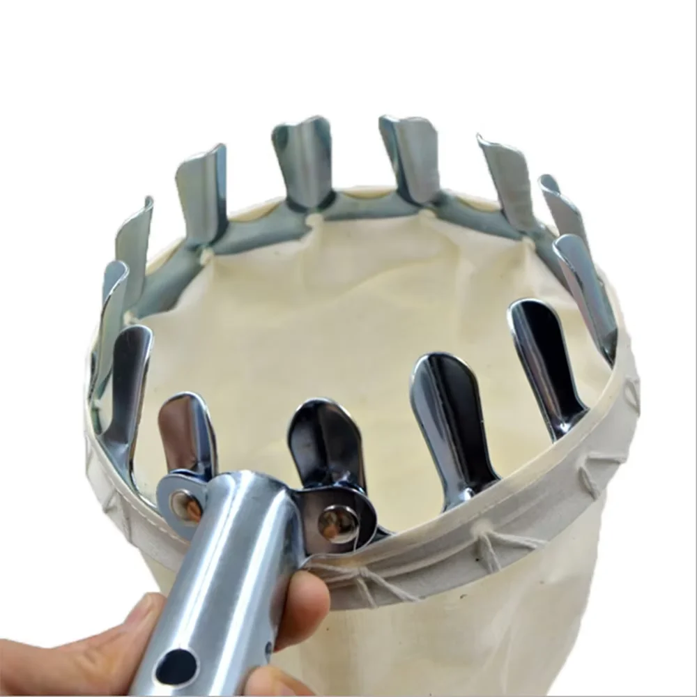 Plastic Fruit Picker Catcher Garden Tool for Apple Pear Peach - Handheld Picking Tool without Pole for Easy Fruit Harvesting