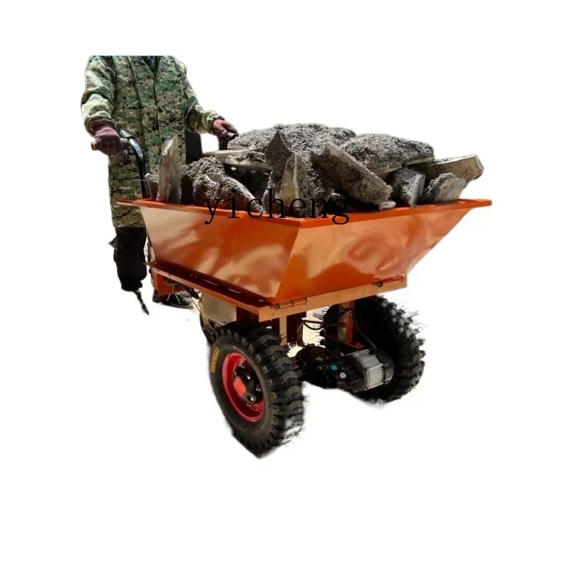 

трехколесный электромобиль сельскохозяйственный транспортный грузовик ручной толкатель пагорб восхождение курица мужской тянуть товары Lasala manure