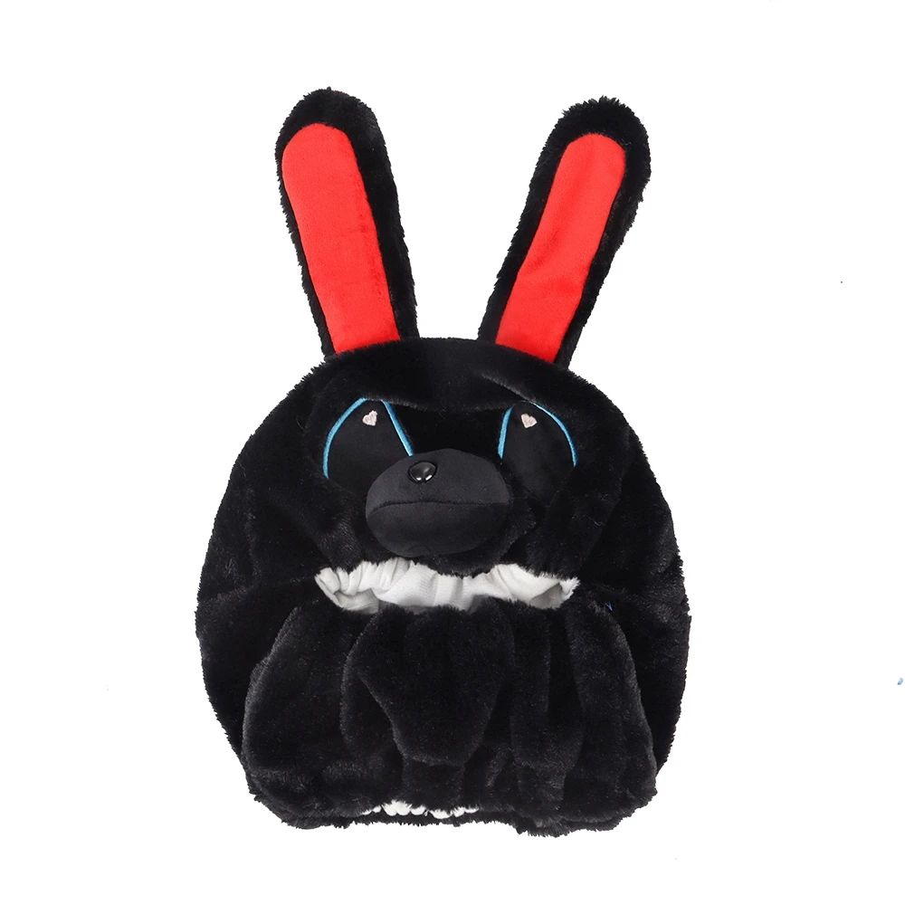 Helmet Protection Headgear Cover Cartoon Fluffy Plush Set For Motorcycle Full-Face Protective Case Motorbike Safety Trendy 5