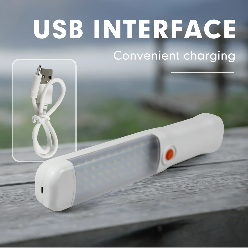 Handheld Notfall Taschenlampe Zelt Licht Magnetische Notfall Evakuierung Licht Wiederaufladbare Outdoor Camping Lampe mit SOS Modus