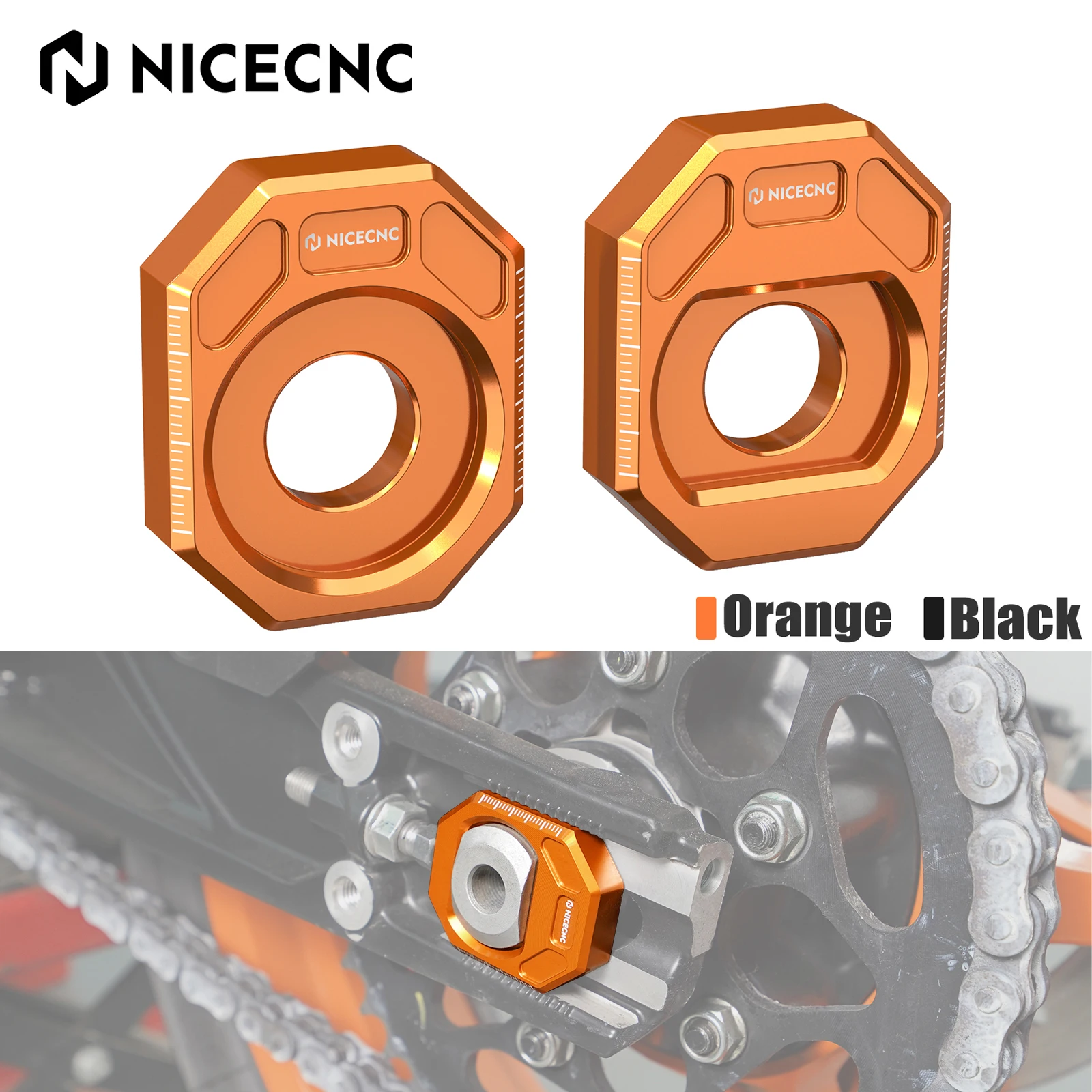 

For KTM 2024-2025 125 250 Duke 390 Duke Rear Axle Block Chain Adjuster 390 Enduro R SMC R 390 Adventure X 390 Adventure R 2025