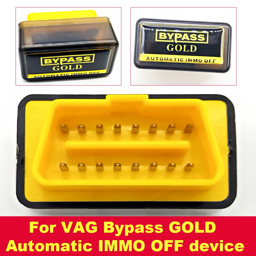 

For VAG Bypass Emergency Start Device IMMO Bypass Gold for AUDI/SE-AT/SKO-DA for V-W EDC15 EDC16 ME7 Automatic Remove Immo off