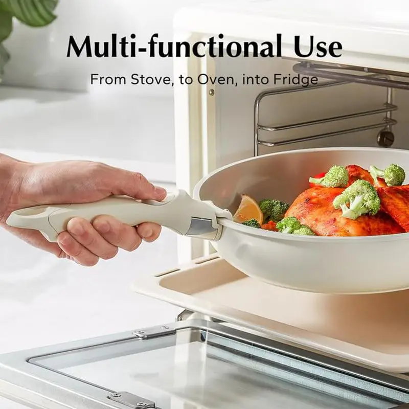 

Removable Handle, Handle for Detachable Removable Cookware,Universal Pot Handle Country Kitchen Removable Handles for Pot