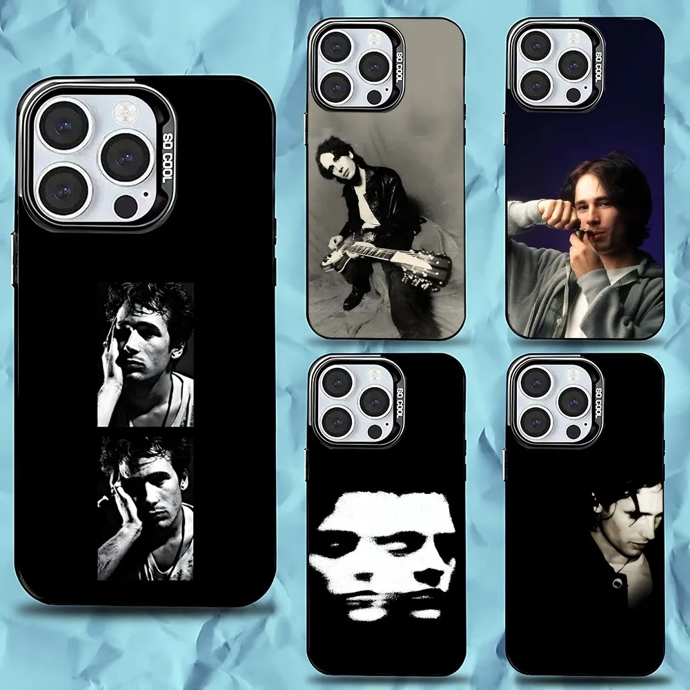 

J-Jeffs Singer B-Buckleys Phone Case For iPhone 16,15,14,13,12,11,Pro,Max,Plus,Mini,XS,SE Anti Fall Black Matte Hard Bumper