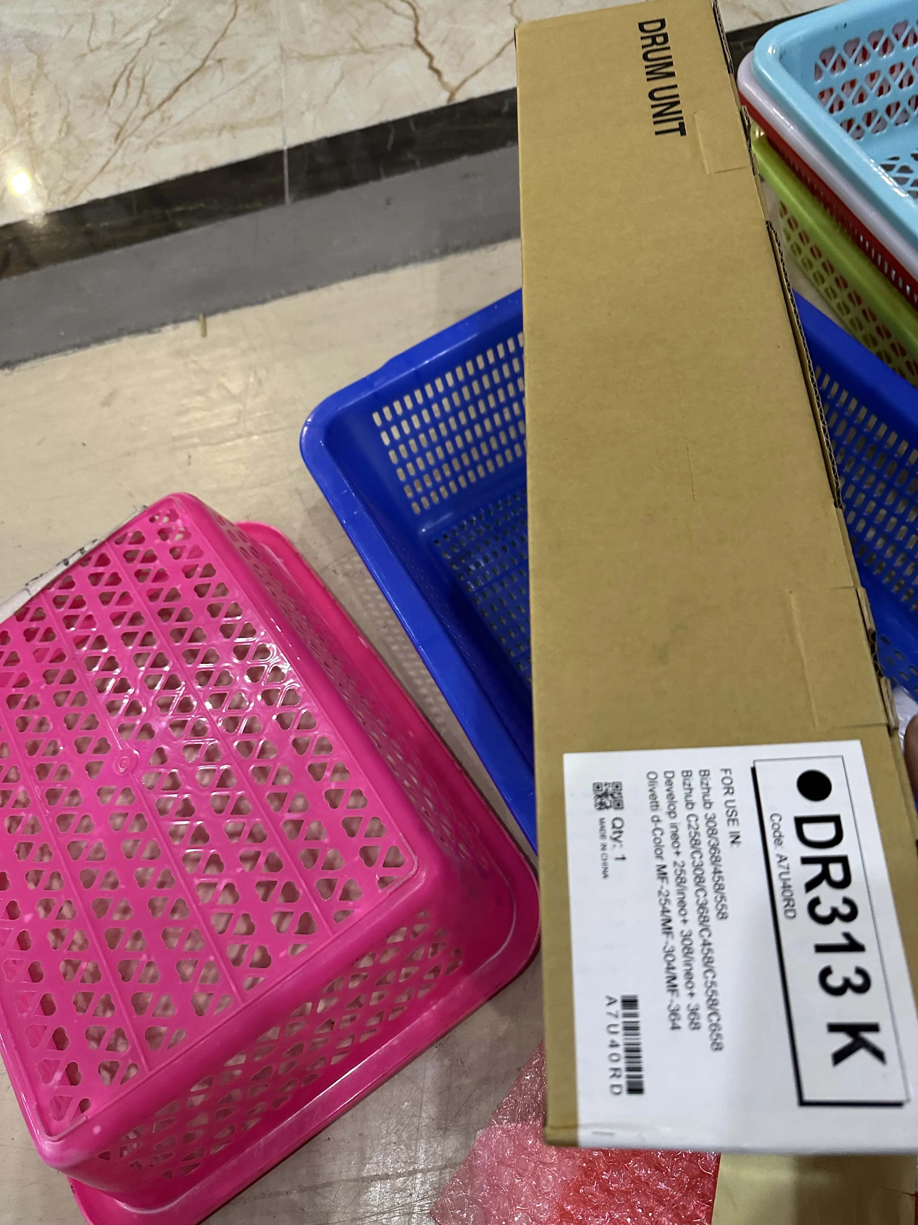 

DR-313K DR-313 Drum Unit For KONICA MINOLTA Bizhub C258 C308 C368 C458 C558 C658 A7U40RD A7U40TD DR313 120K Pages