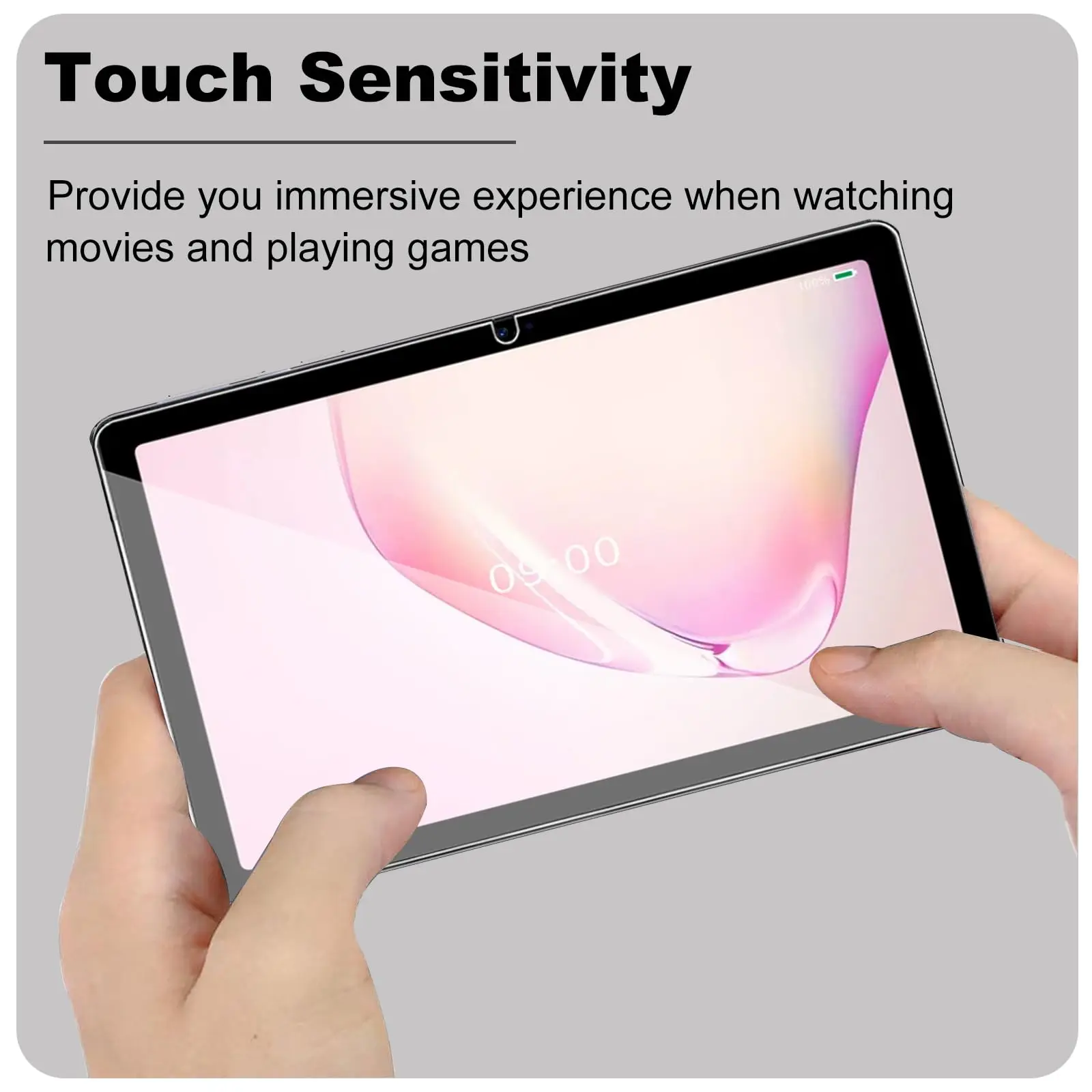 واقي شاشة لجهاز Onn 10.1 بوصة اللوحي (2024 موديل 100135925) / Onn 10.1 بوصة Gen 4 Tablet (2024 Model) فيلم من الزجاج المقسى