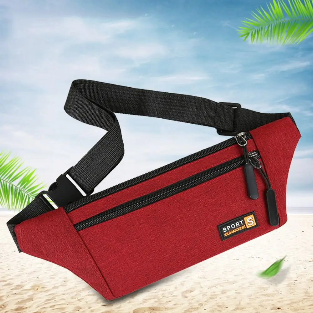 

Модная сумка через плечо с несколькими карманами, большая вместительная поясная сумка из ткани Оксфорд, водонепроницаемая сумка через плечо