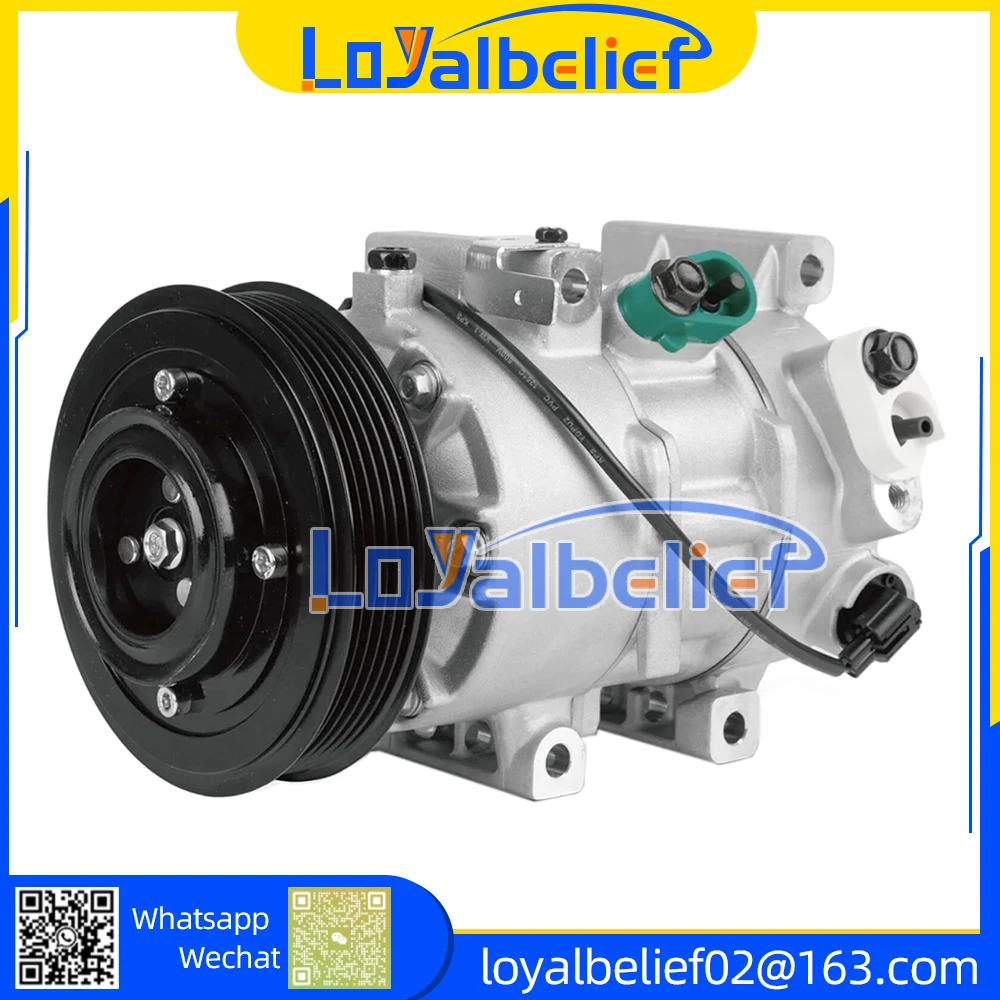 

6PK 12V DVE12 AC Compressor For Hyundai Accent 1.6L 2012-16 For Kia Rio 1.6L 2012-15 CO 20765C 178324 7512957 977011R100