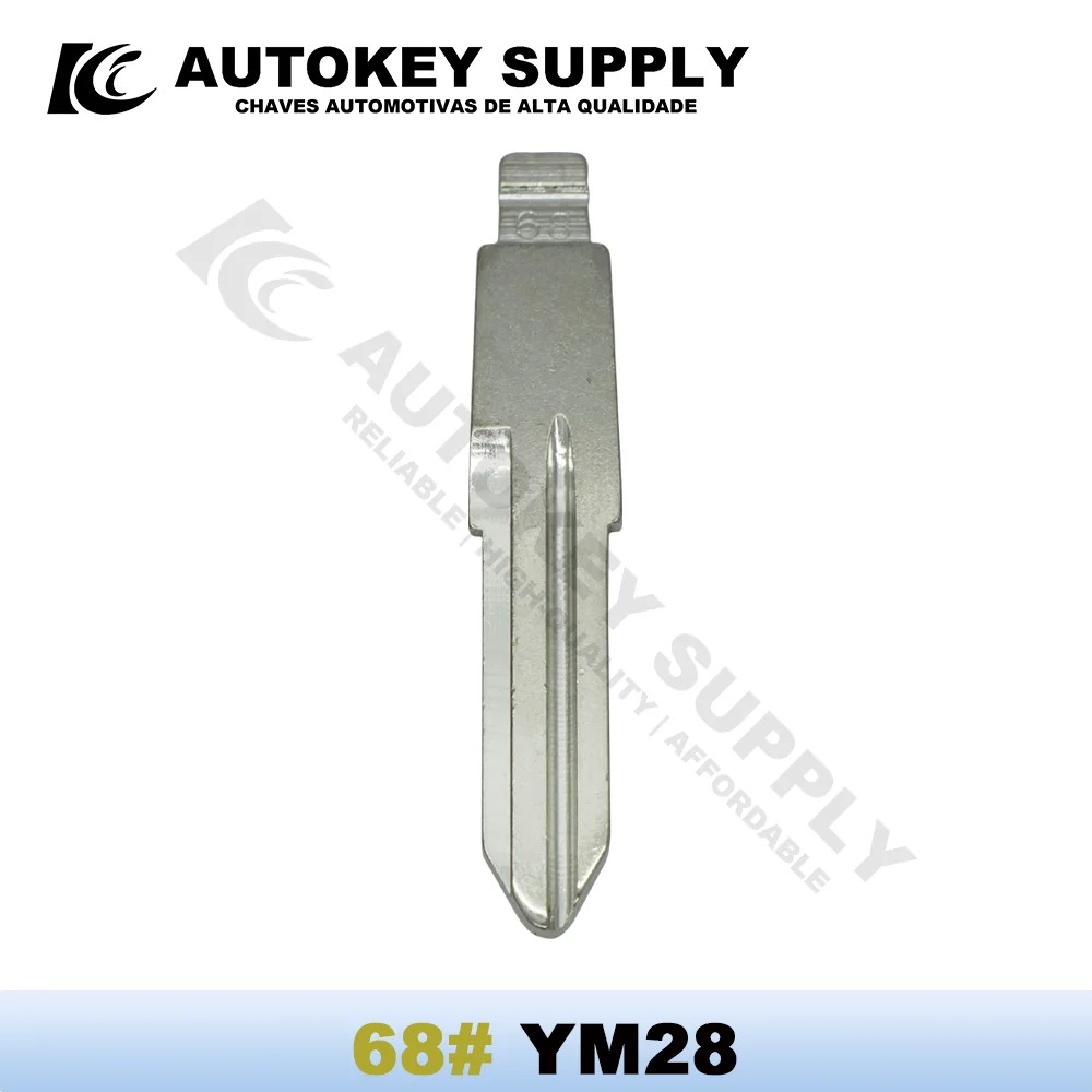 5PCS/10PCS KD VVDI  68# YM28 (right slot) Key Blade Replacement Uncut Blank For Chevrolet