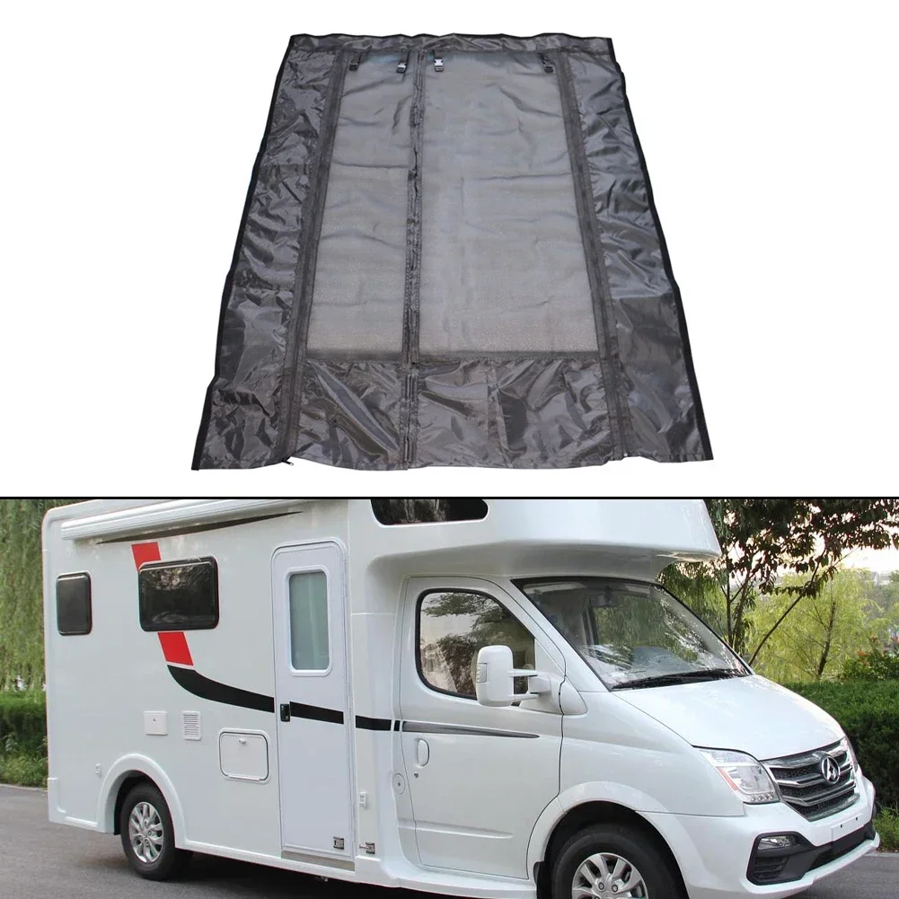 Insect Screen Mosquito Midge Screens For Fiat For Ducato Motorhomes RV Slide Door Mosquito/Fly Screens Net W/Zippered