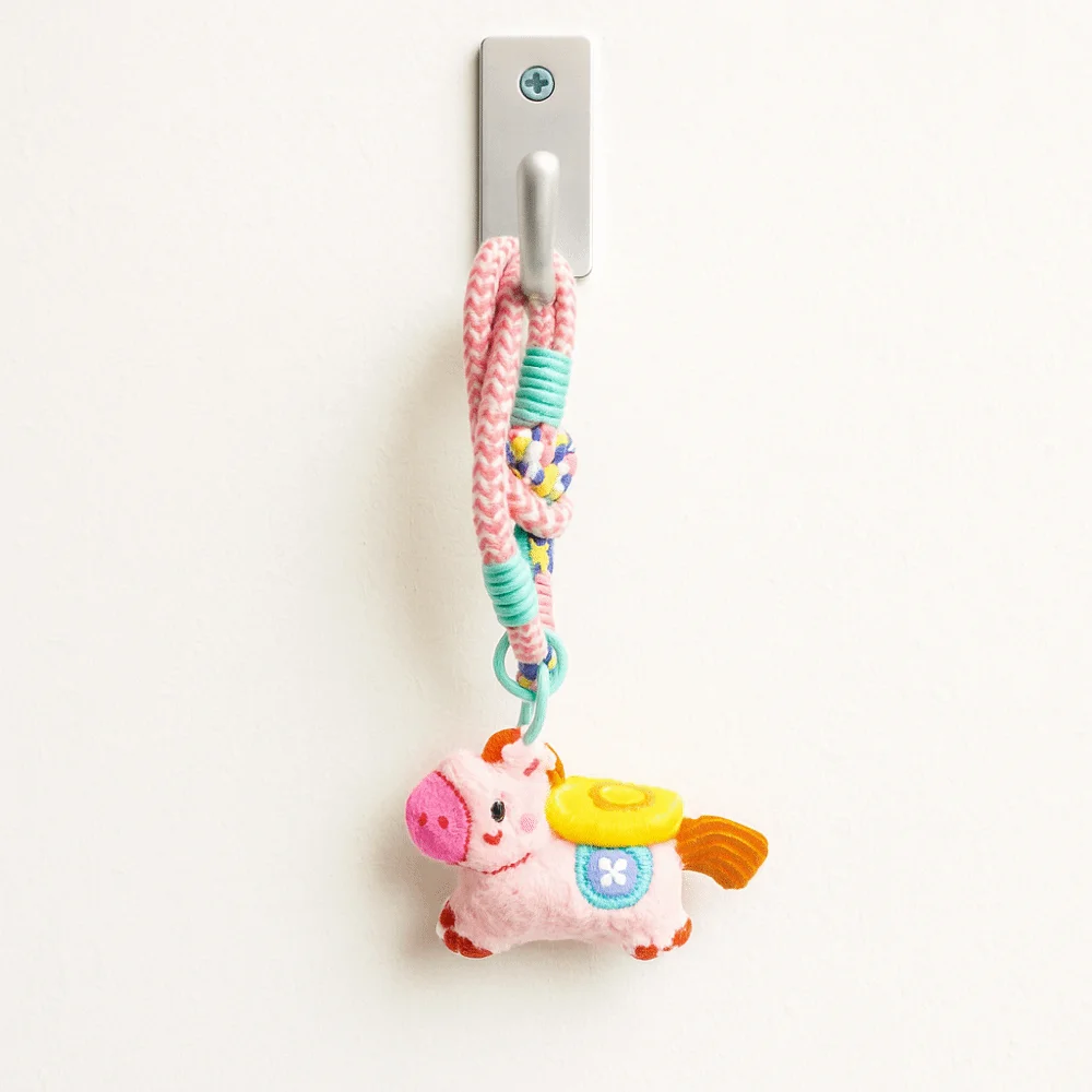 لطيف محشوة الحيوان الحصان الكرتون سنة الحصان زودياك المهر تمثال نعمة الكلمات ألعاب من القطيفة أفخم الحصان دمية قلادة