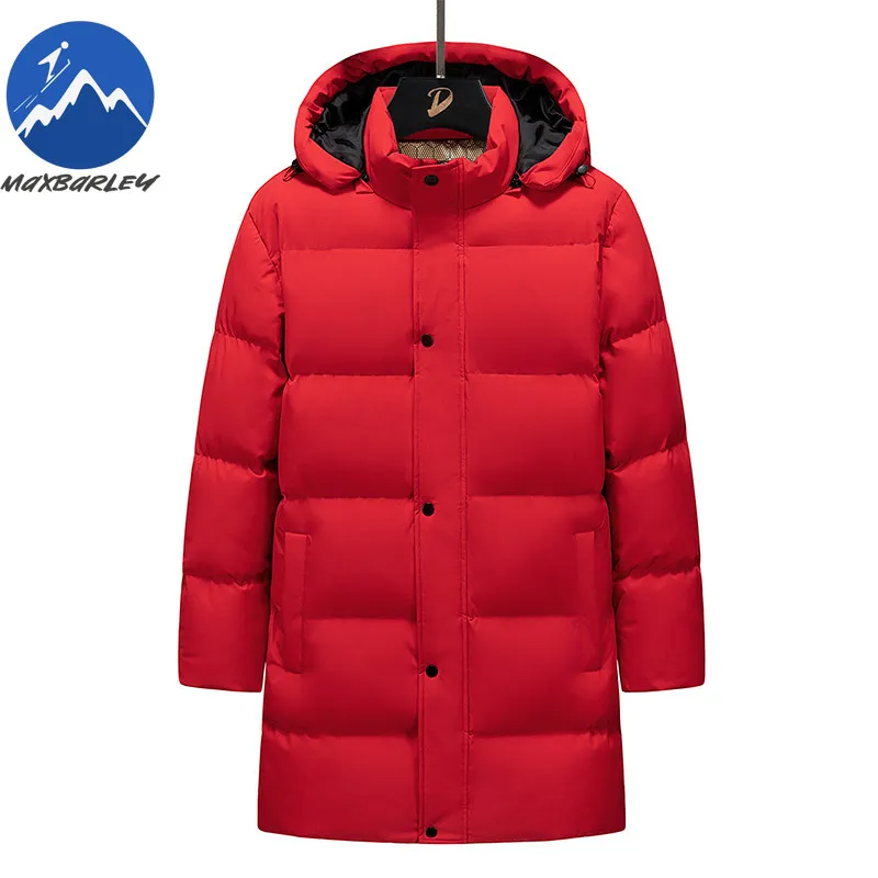 سترة Maxbarley الفاخرة للرجال من الجرافين بغطاء للرأس للعمل في الهواء الطلق معطف مقاوم للرياح مقاس كبير فضفاض للمشي لمسافات طويلة سترات شتوية مبطنة خفيفة الوزن