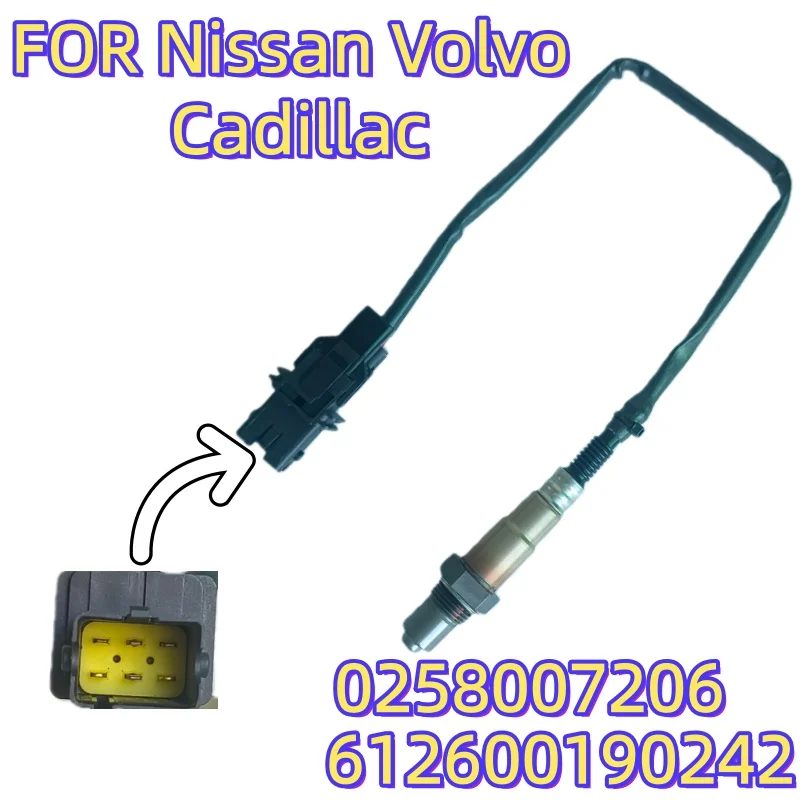 

0258007206 Air Fuel Ratio Oxygen Sensor for Cadillac Nissan Volvo Lambda Probe O2 Sensor 612600190242