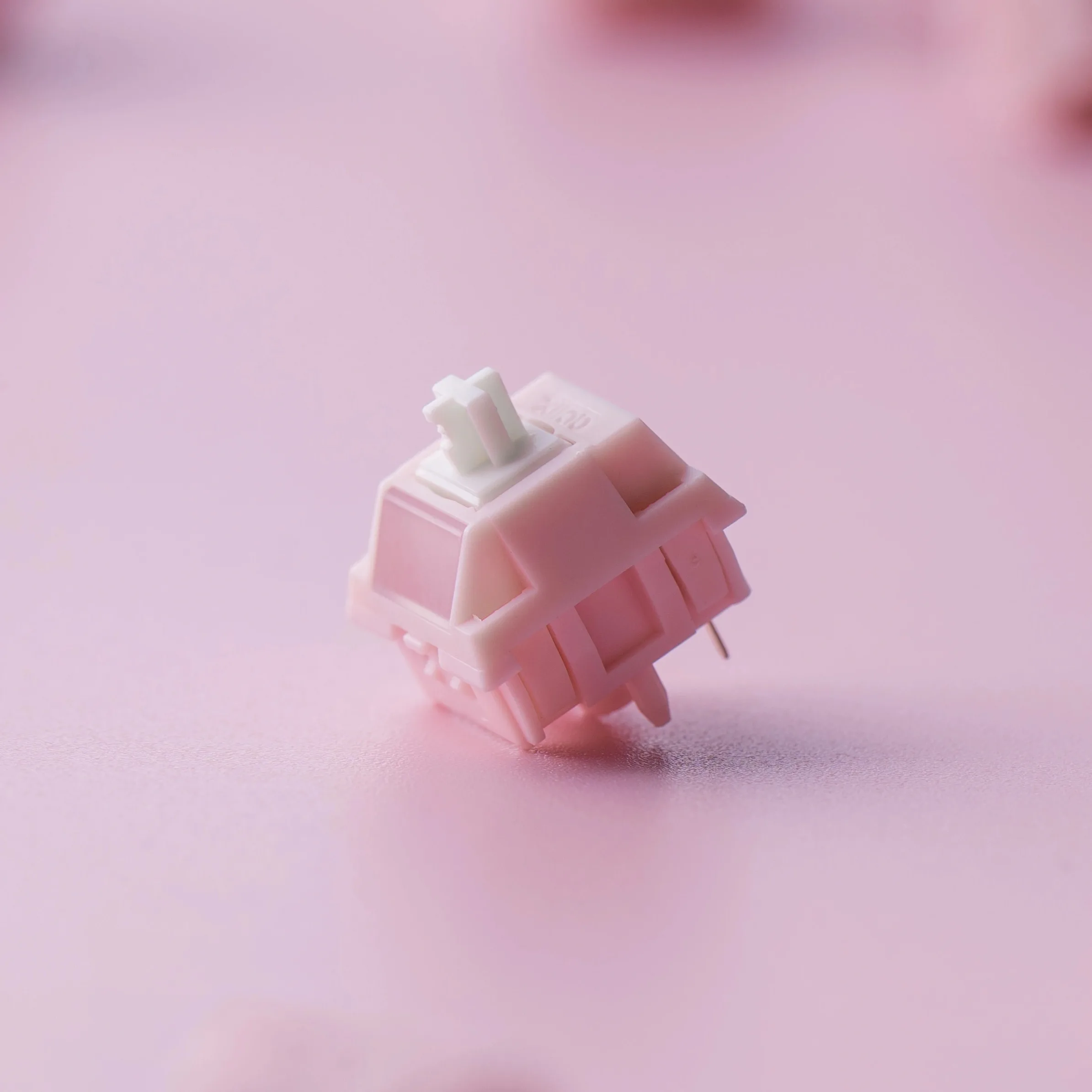 Xllab Peach Switch Linear Pre-Lubed 5 Pins HotSwap UPE Stem Keygeek Switches For Mx Mechanical Keyboard 기계식 키보드 축