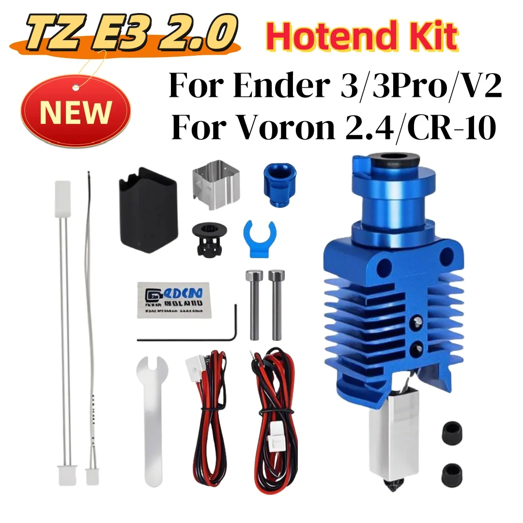 Upgrade Hotend Kit TZ E3 2.0 High Speed Print Head For Ender 3/CR10/VORON 2.4 Hi-End Extruder J-head for Ender 3 V2 CR10