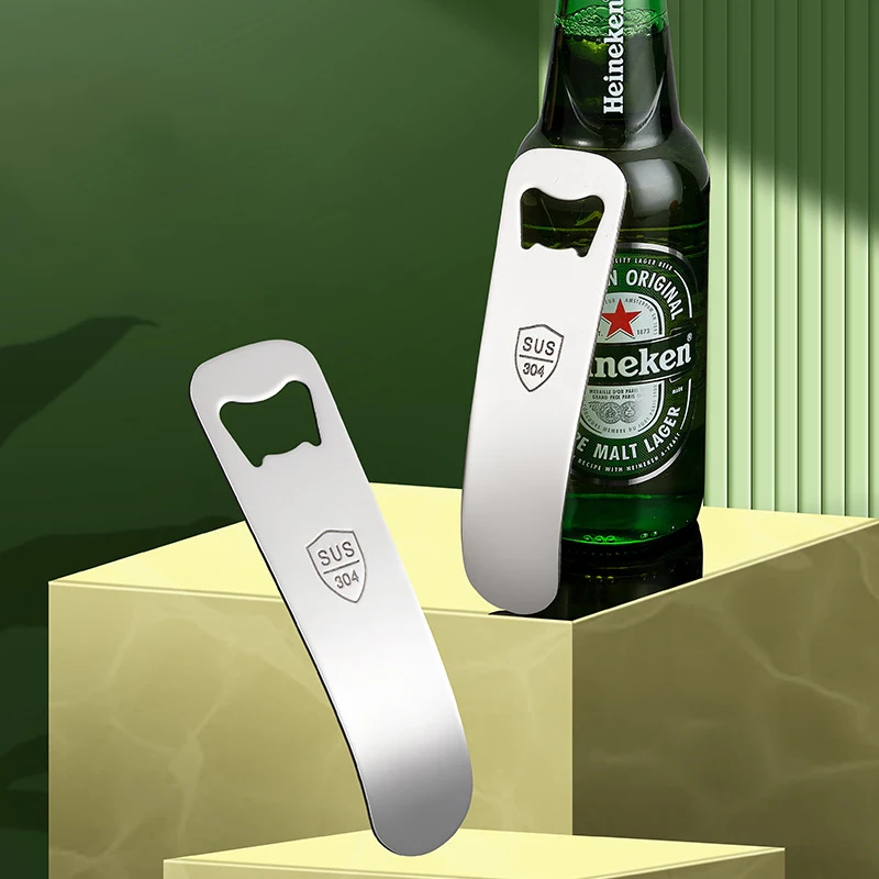 Stainless Steel Beer Bottle Opener, Personalized Logo for Promotion Gift