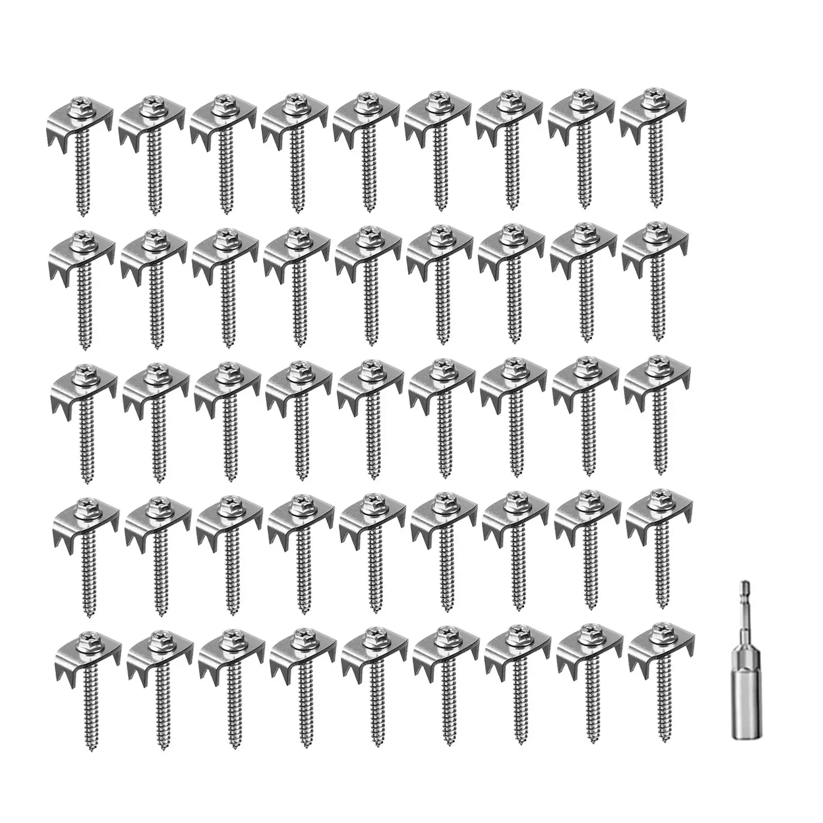 

50 Pieces Fence Staples Wear Resistant Fasteners for Wire Fence for Garden