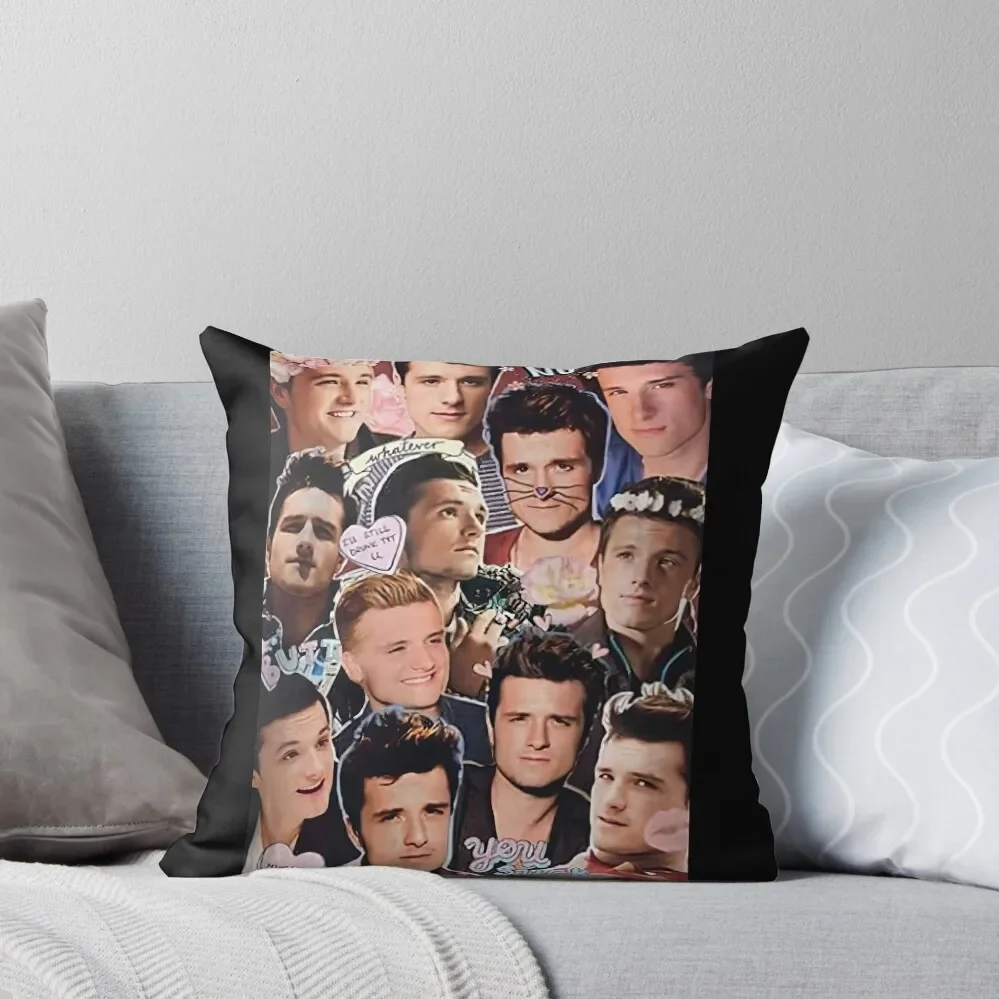 Josh Hutcherson art Throw Pillow Sofa Cushion Cover Sofa Cushions Covers