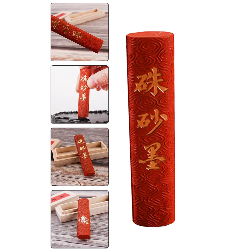

1pc Chinese Calligraphy Ink Stick Natural Block For Beginners Students Smooth Inkstone Rubbing Supply Practical Painting