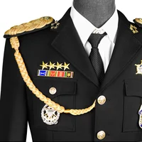 Hot Sale Standard Uniform Black Clothes Men American Formal Attire Suits High Quality Security Guard Uniform Suit 4