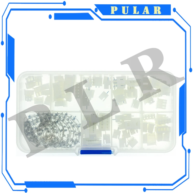 230 Pieces 2/3/4/5p Male and Female Pin Terminal Kit PLR Housing Header JST XH-2.54 4Value Connectors Adaptor