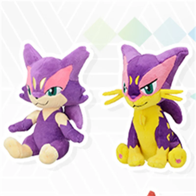 

Pokemon Fit Series Purrloin Minnesard плюшевые игрушки для детей, милые мягкие подарки и подарки на день рождения и Рождество