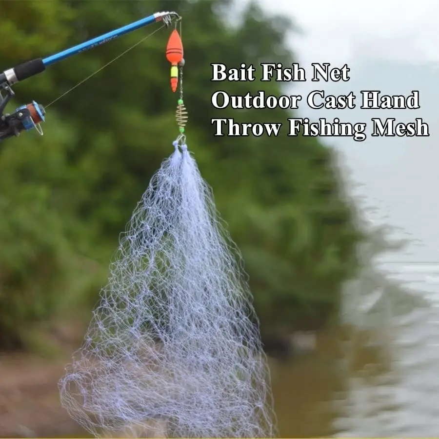 

5x5CM Fishing Net Fishing Cage Design Copper Spring Shoal Net Netting Fishing Tackle Fishing Supplies Fishing Tools Goods