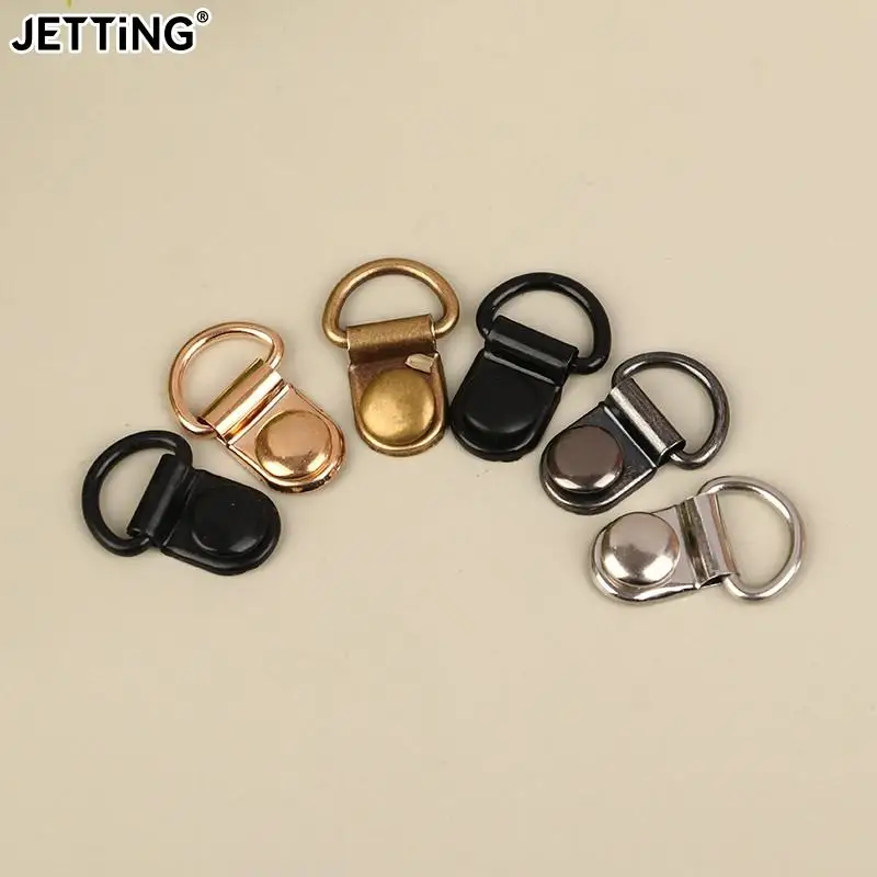 10Sets D Ring Buckle For Repair Bags DIY Craft Bag Metal Decorative Accessories Hiking Climbing Boots Practical Repair Buckles