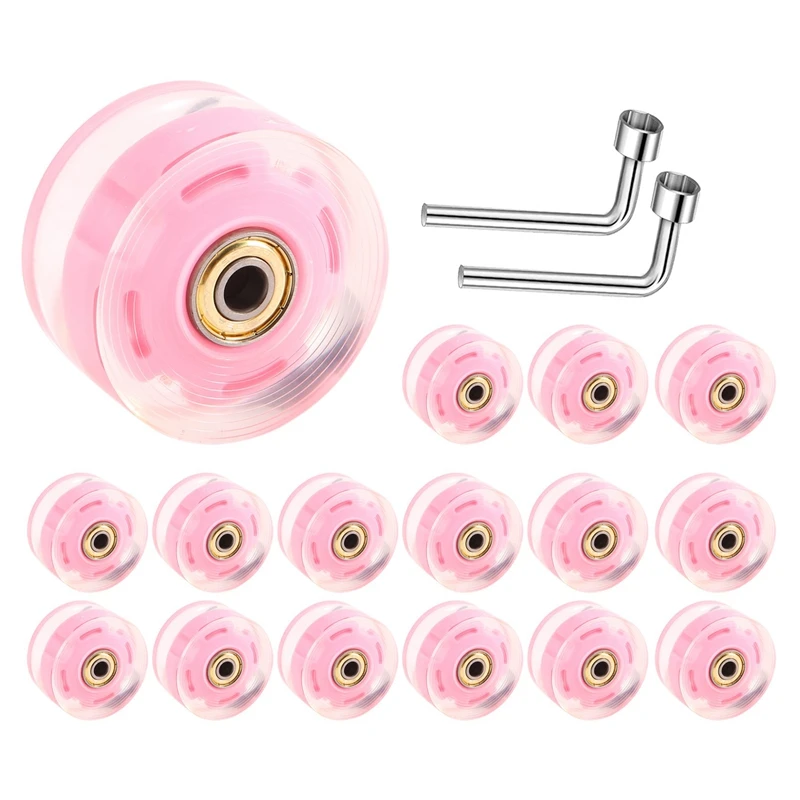 

Skate Wheels 78A Roller Skate Wheels Light Up Skate Wheels For Roller Skates Indoor Outdoor Roller Skate Wheels