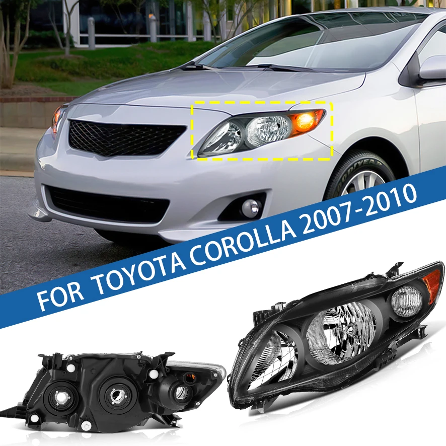 

Левая или правая сторона для Toyota Corolla 2007 2008 2009 2010, фара дальнего света DRL