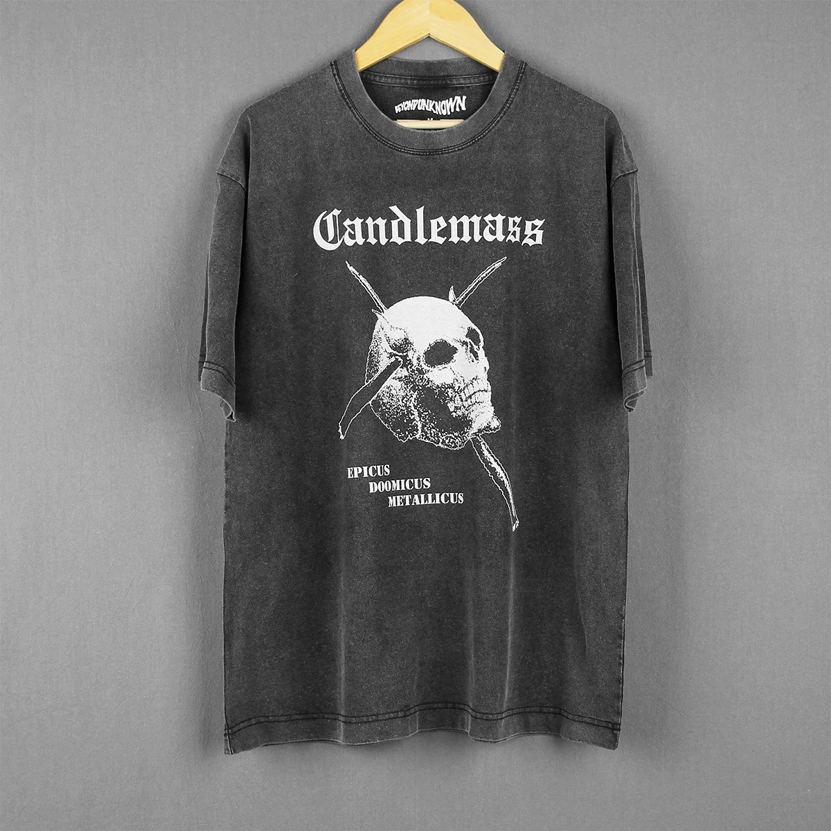 Candlemass T Shirt Heavy Metal Solitude Aeturnus Solstice Trouble Men's Clothing Short Sleeve Summer Cotton Printed Shirt
