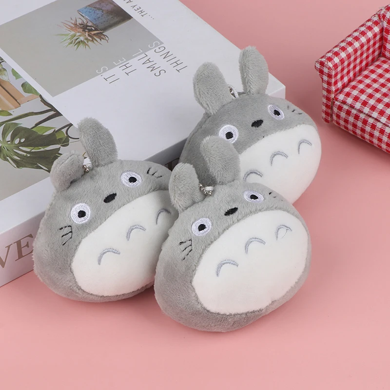 1Pc Cartoon Totoro Keychain Cute Doll Keyring Fashion Couple Bag Ornament Key Chain Car Pendant Gifts Accessories