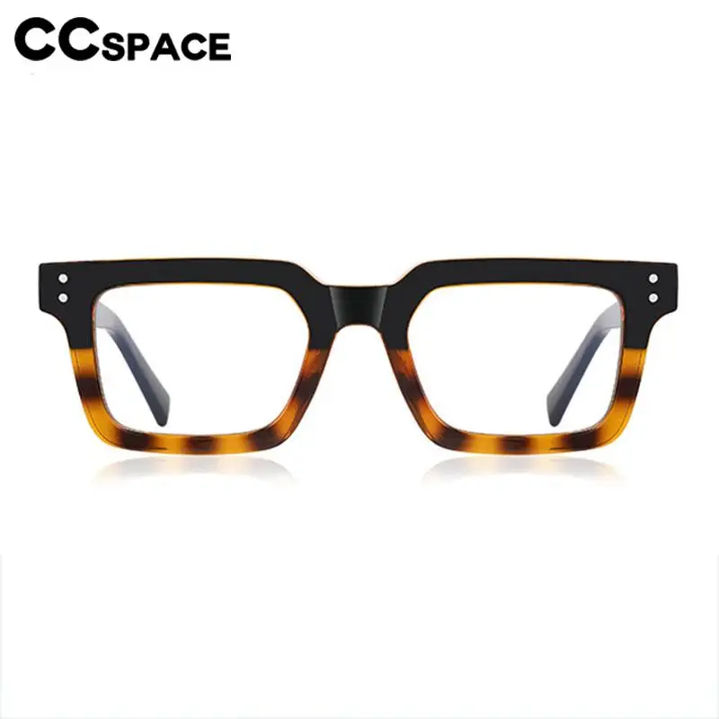 B57439 Rivet Anti Blue Light Reading Glasses Business Tr90 Square Spring Hinge Presbyopic Eyeglass +50+100+150+200+250+300+350