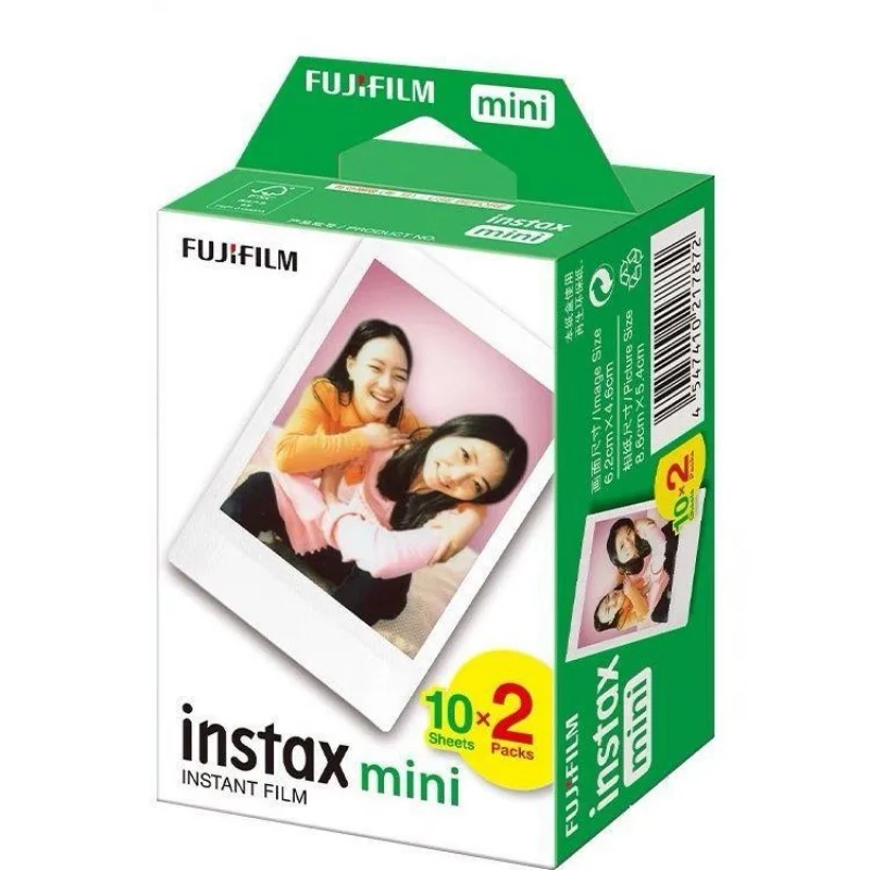 Original Fujifilm instax mini film 11/12/8/9/40/link Universal 3 Inch Fuji Instant Camera Photo paper 2025 Macaron Rainbow photo