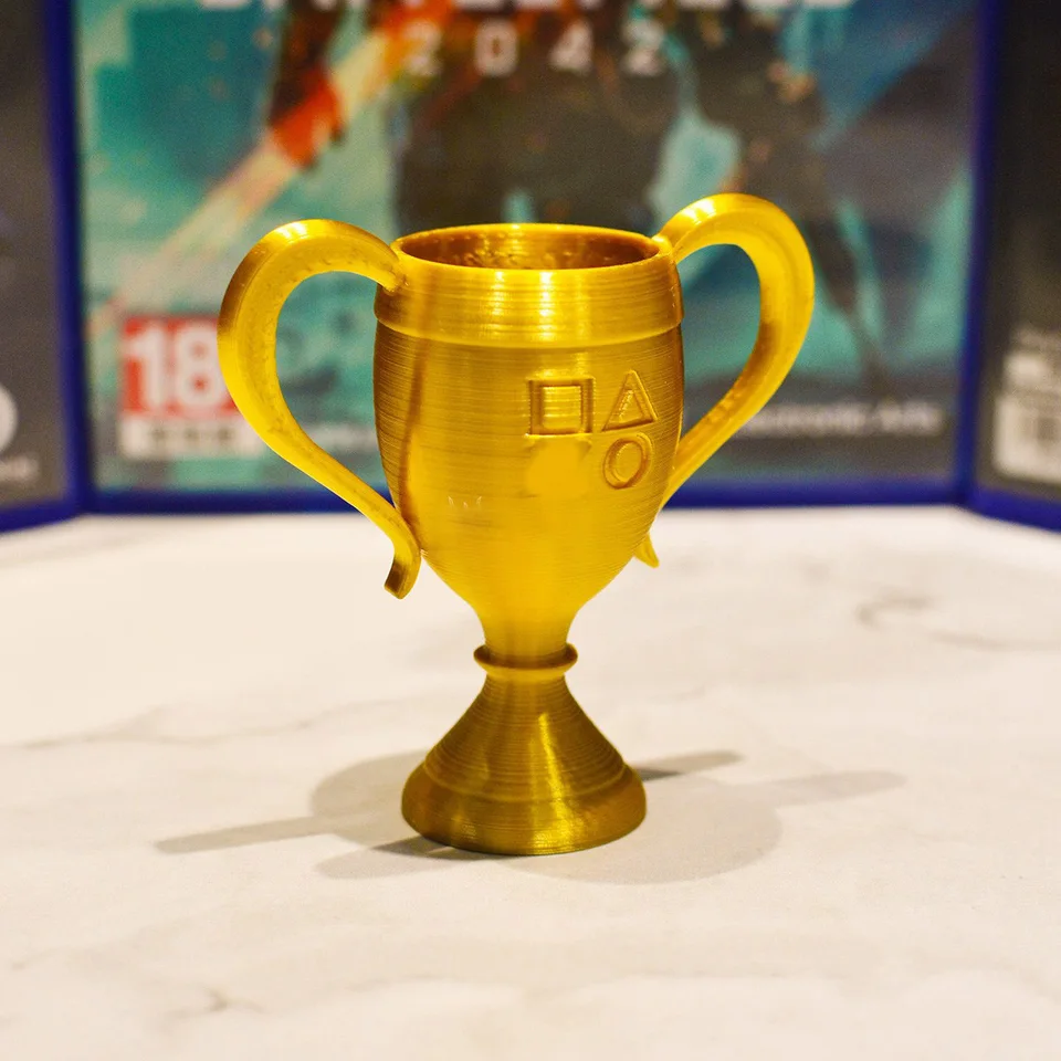 PlayStation プレイステーション　トロフィー　飾り　3Dプリント New Trophy Model 3D Print Platinum Golden Silver Bronze Hidden