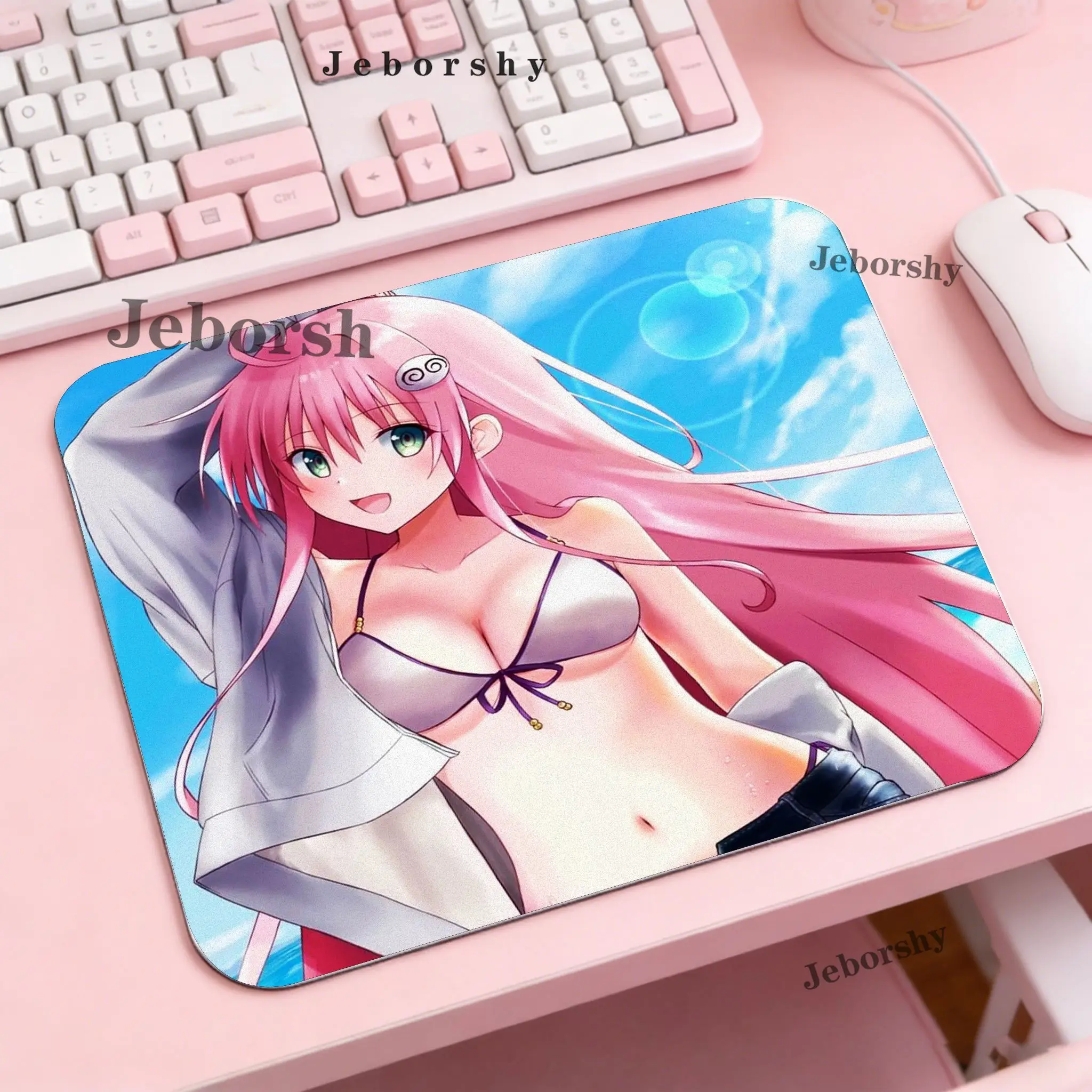 Anime Lala Satalin Deviluke Cute Maomao small Mouse Pad Non-slip Rubber Gamer Balance Computer Decoracion Deskmat Office