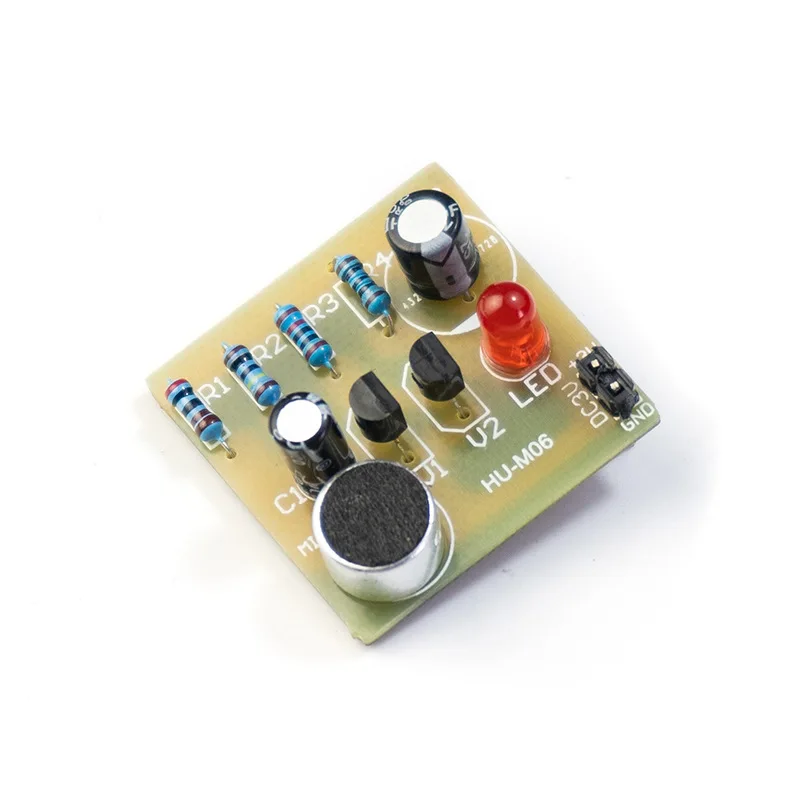 

Voice-activated LED flash production kit Fun learning kit DIY electronic welding production spare parts HU-M06